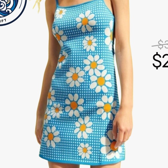 ZARA NWT Small knit summer dress. I wear 4-6 but still have room. - Picture 6 of 6